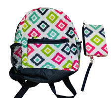 NEW Thirty One Going My Way Backpack & Matching Wristlet School Travel Laptop picture
