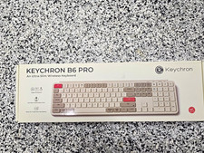 Keychron B6 Pro Ultra-Slim Wireless/Wired Keyboard QWERTY EN White/Gray/Red picture