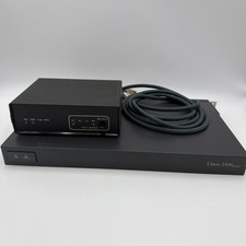 Cisco 2503 Router w V.35 Cable & External Interface Box Power Tested As-Is picture