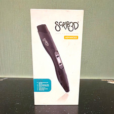 SCRIB3D Advanced 3D Printing Pen Kit, Black, Filament, Quick Start, FDM picture