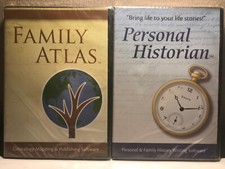 Family Atlas & Personal Historian software (Brand New Sealed) picture