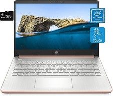 Newest HP Touch 14'' Laptop Intel 2-Core CPU 8GB RAM 192GB (64+128) Win11 Rose picture