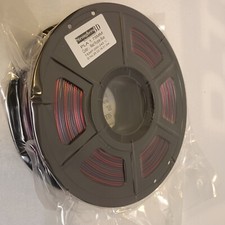 StrongHero 3D Silk PLA Filament 1.75mm 1KG Tri-Color Black Blue Purple Spool picture