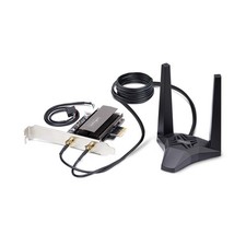 StarTech Wi-Fi 6E PCIe Network Card, Windows/Linux Black picture