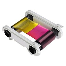 Evolis Zenius ID Card Printer Ribbon 5 Panel YMCKO 300 DPI Full Color 200 Cards picture
