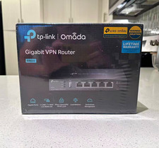 TP-LINK Omada ER605v2 Gigabit VPN Router VLAN Load Balancing, Black picture