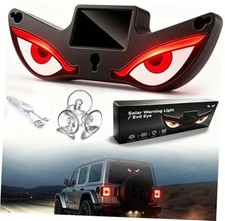 Solar Demon Eye LED Car Wireless Window Light, Devil Eye Light for Red-White picture