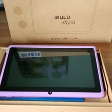 iRulu eXpro Purple Android Tablet Wi-Fi LCD Micro-USB Built-In Front Camera picture