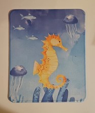 COLORFUL SEAL SEAHORSE UNDERWATER THEME MOUSE PAD NON-SLIP Mat 8.25