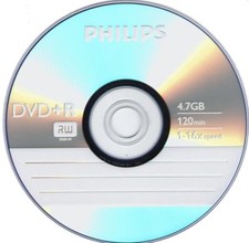 25 PHILIPS Blank DVD+R Plus R Logo Branded 16X 4.7GB Media Disc picture