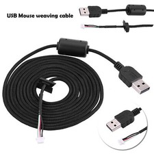 For Logitech G9 G9X Game Mouse Weaving Cable USB Line Cable Cord 2m picture
