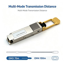 200G SR4 QSFP56 Optical Transceiver 850nm MMF Multimode Fiber Module 100m picture