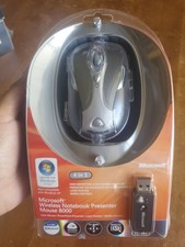 NEW Microsoft Wireless Notebook Presenter 8000 Silver Bluetooth Mouse picture