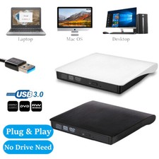 USB 3.0 Slim External CD DVD RW Drive, a Writer/Burner/Player for Laptops picture