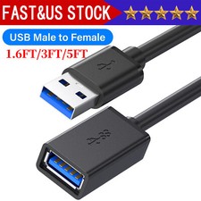USB3.0 Extension Cable High Speed Extender Cord Adapter TypeA Male to Female LOT picture