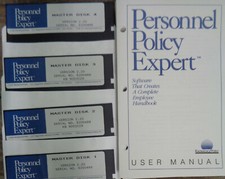 [Artificial Intelligence] 1989 Personnel Policy Expert, software  for IBM PCs picture