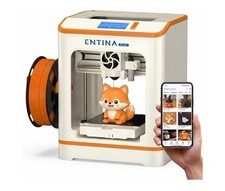 Entina Tina2C 3D Printer, Compact Mini FDM, 9-Point Auto Leveling, Quiet picture