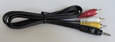 3.5mm TRRS (4 Conductor) Male to 3 RCA Male L/R Audio & Video Adapter Cable picture