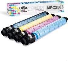 Compatible Ricoh MPC2003 MPC2503 MP C2004 MP C2504 CMYK Toner Set of 4 picture