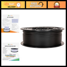 Tough Pro PCTG 3D Printing Filament - Midnight Black, High Strength, Durable, 1. picture
