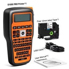 Industrial Label Maker E1000 PRO Printer for Brother P-Touch TZe-231 12mm Tape picture