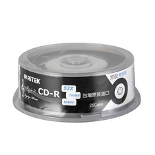 25pcs CD-R Blank Discs 700MB 80min Data Record Vinyl Black 65mm Circle Printable picture