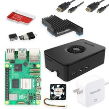 CanaKit Raspberry Pi 5 Starter Kit PRO - Turbine Black (128GB 8GB RAM picture