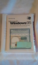 BRAND NEW Microsoft Windows 95 Original Software - Still In Shrinkwrap - MINT picture