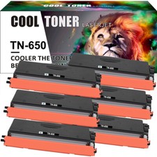 6PK TN650 Toner Cartridge For Brother TN-650 DCP-8050DN DCP-8080DN DCP-8085DN picture