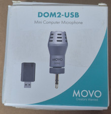 Movo DOM2-USB Mini Omnidirectional USB Laptop Microphone for Computer or  More picture