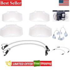 Cooler Mounting Kit 4 Corner Pieces 2 Quick-Connect Straps Plastic picture