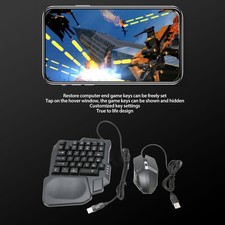 4 In 1 Mobile Game Combo Pack Fast Charging Gaming Keyboard Mouse Combo For Andr picture