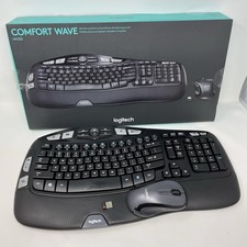 Logitech MK550 Comfort Wave Wireless Keyboard & Mouse Combo K350 M510 USB Dongle picture