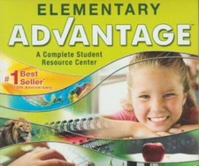 Elementary Advantage 2009 MAC DVD 17 lessons science read math history Spanish + picture