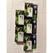 HP 564XL Ink Cartridges Lot Genuine & Compatible Black Cyan Magenta Yellow picture