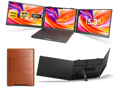 15.3 Inch Triple Screen Extender for Laptop, 1200P Portable Monitor with H5-T Ad picture