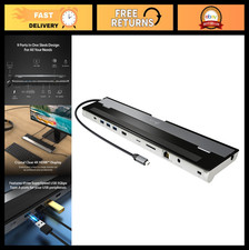 9-in-1 USB-C Docking Station, 4K HDMI, 5Gbps USB-A x3, Card Reader, PD 100W, Eth picture
