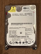 WD WD1200BEVE-00WZT0 SCORPIO ENHANCED IDE HARD DRIVE, 120GB, 2.5