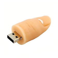 64GB Finger Shaped USB Flash Drive Data Storage Cartoon Pendrive Novelty Cute... picture