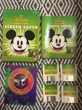 Disney Collection Screen Saver Macintosh 4-Disk Set w/ Box Berkeley Systems picture
