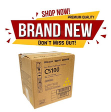 Genuine Ricoh 828351 Yellow Toner Cartridge OEM New | C5100 C5110 picture