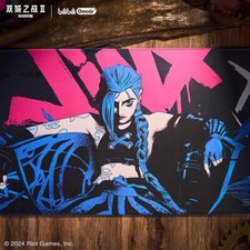 Anime LOL Arcane：League of Legends Jinx Game Mouse Pad Table Pad Desk XL Gift picture