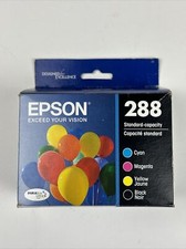 Epson 288 Cyan Magenta Yellow Ink Cartridges T288120-BCS Best Before 01/22 picture