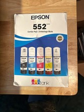 Genuine Epson 552 EcoTank Ink Bottle Combo Pack T552920 5 Colors NEW SEALED picture