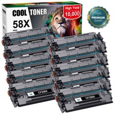 10PK CF258X 58X No Chip Toner Compatible With HP LaserJet Pro M404dn MFP M428fdw picture