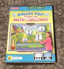 Lakeshore Learning Bubble Pop Interactive Math Challenge CD 8+ Grades 3-4 *NEW* picture