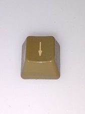 Apple iie IIE 2E KEY (DOWN ARROW) white Letters VINTAGE ORIGINAL Replacement Key picture
