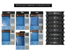 (8) Thermaltake 120MM Blue Led Riing 12 With Grills picture