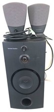 Harmon Kardon HK395 PC Speaker Set Powered Subwoofer and 2 Speakers (tested). picture