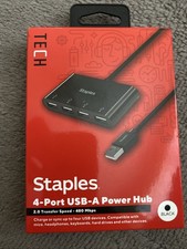 Staples 4-Port USB-A Power Hub picture